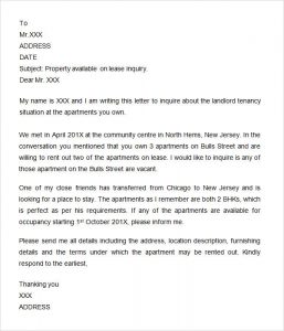 personal reference letter template word letter of inquiry sample