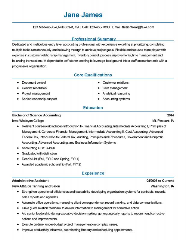 Personal Training Resume Template Business