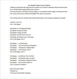 persuasive speech outlines download sermon outline template gospel word doc