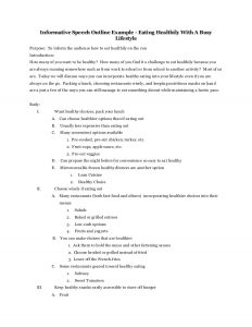 persuasive speech outlines speech outline