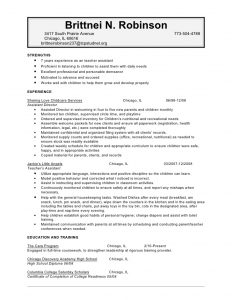 phlebotomy resume sample robinson brittnei childcare resume