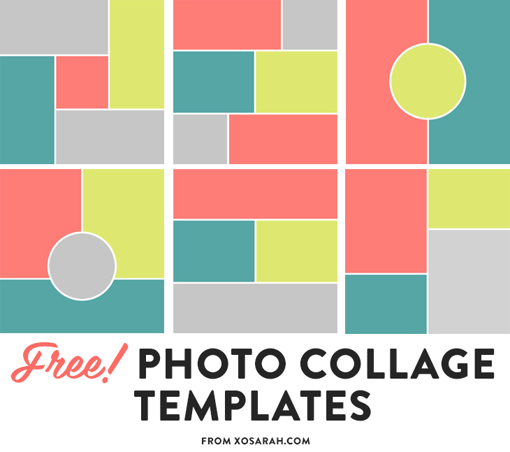 photo collage template psd