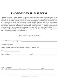 photo release form pdf photo release form