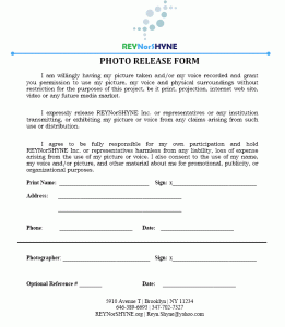 photo release form pdf photo release form v