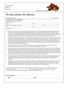 photography contract pdf puppy sales contract