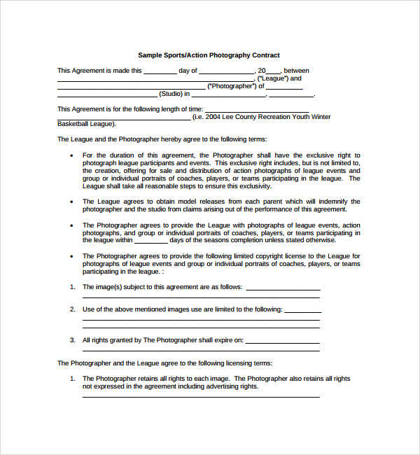 photography proposal template