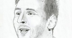 photos to pencil sketches lionel messi