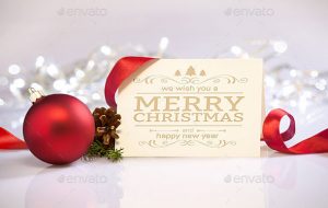 photoshop christmas cards templates christmas psd mockups