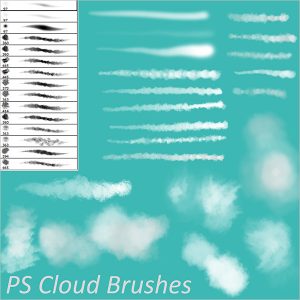 photoshop cloud brushes ps cloud brushes