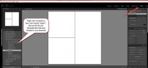 photoshop collage templates lightroom drag drop templates installation option