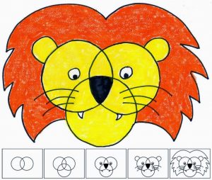 picture collage template lion diagram copy x