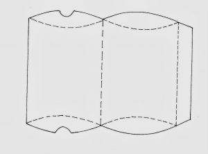 pillow box template box template