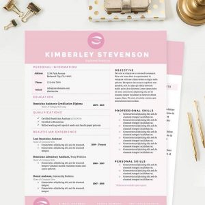 plain menu template crisp pink resume template grande