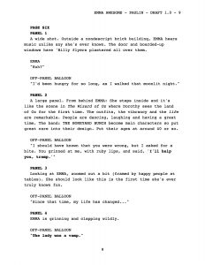 play script template script