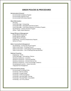 policies and procedures template toc