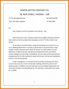 policy memo sample short report example report on the fire accident cb