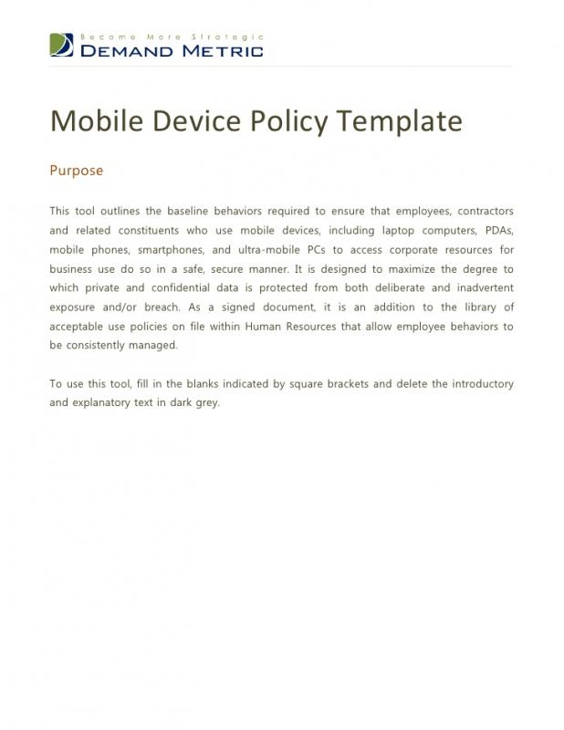 policy memo template