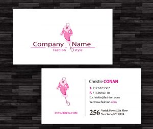 postcard template photoshop boutique business card mock