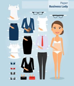 postcard template photoshop woman paper doll template