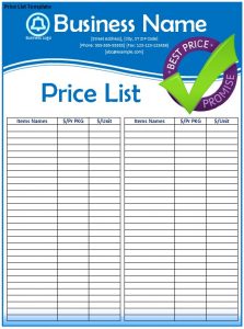 prayer list template price list template rrghwq