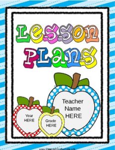 pre k lesson plan template original