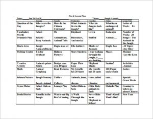 pre k lesson plan templates pre k zoo lesson plan free pdf template download