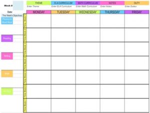 prek lesson plan template original