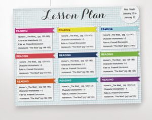 prek lesson plan templates il x y