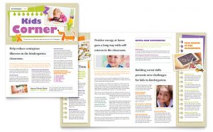 preschool newsletter templates etd s