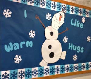 preschool newsletter templates frozen olaf bulletin board idea