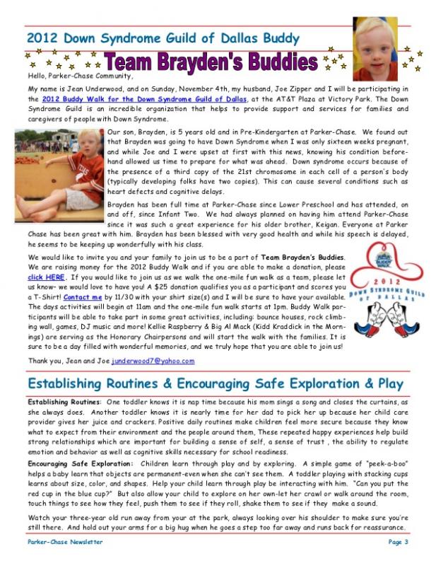 preschool newsletter templates