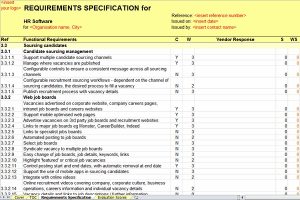 press release format template hr rfirfp template requirements specification recruiting