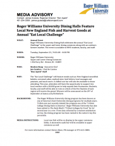 press release template word media advisory rwu event