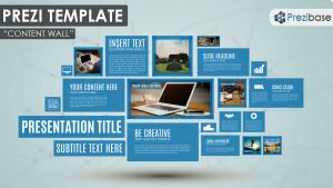 prezi presentation example content wall creative tiles rectangles windows simple professional prezi templates