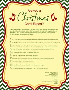 print out sympathy card xmas carol quiz