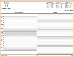 printable appointment book daily calendar