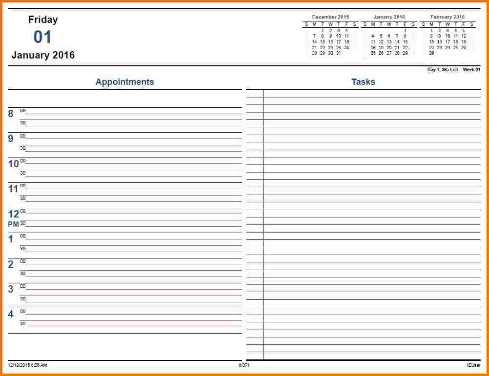 printable appointment book