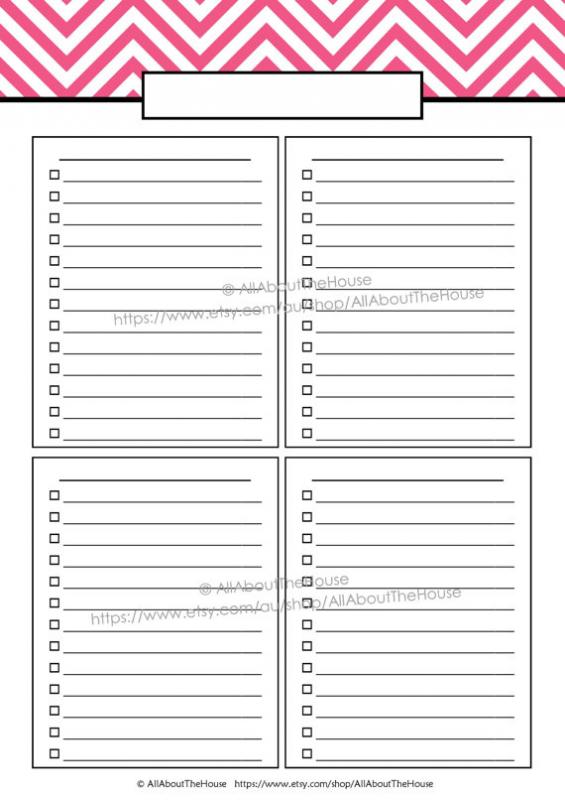 printable blank grocery list