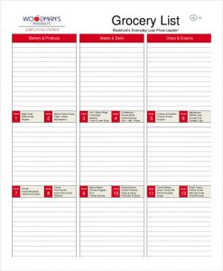 printable blank grocery list printable blank grocery list template