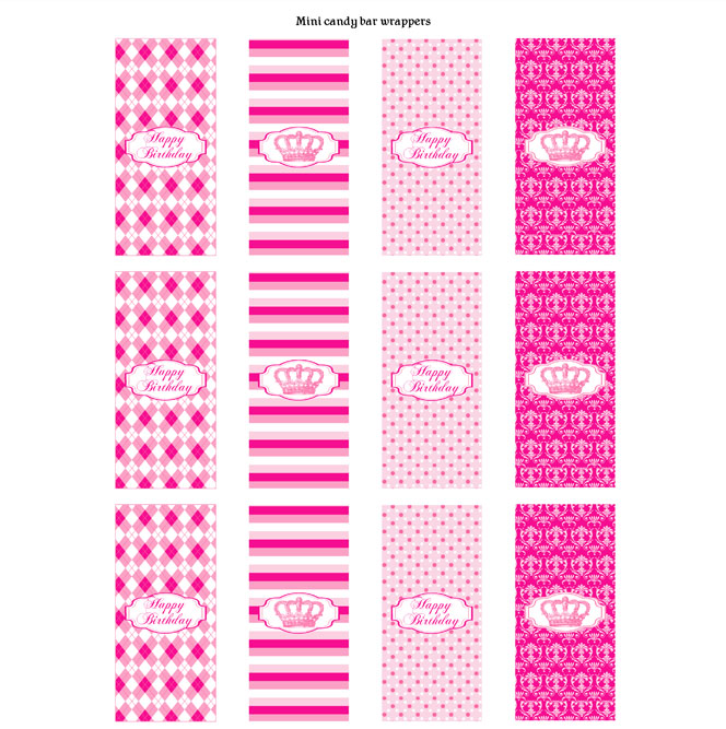 Printable Candy Wrappers Template Business