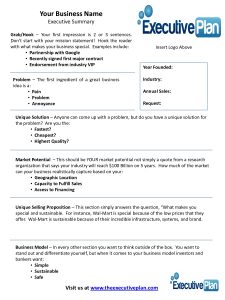 printable cash receipt executive summary of a business plan template samples templates blog regarding short business plan template