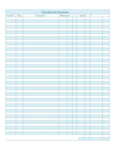 printable check registers checkbook register