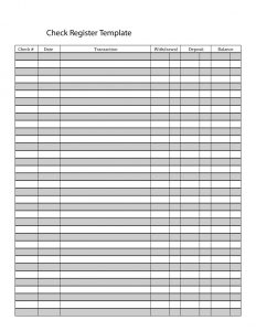 printable check registers checkbook register