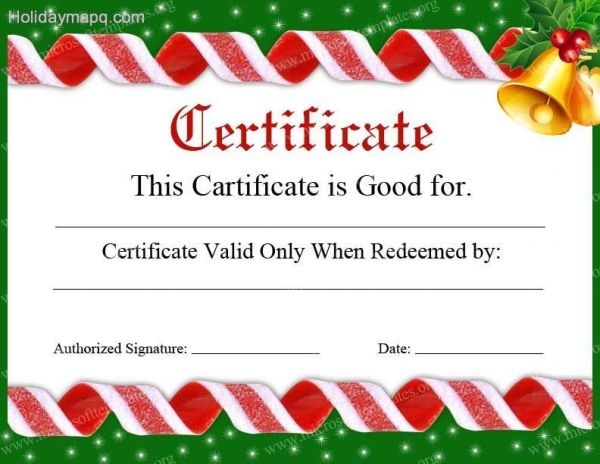 Free Holiday Gift Certificates Templates to Print  Free gift certificate  template, Christmas gift certificate template, Christmas gift certificate