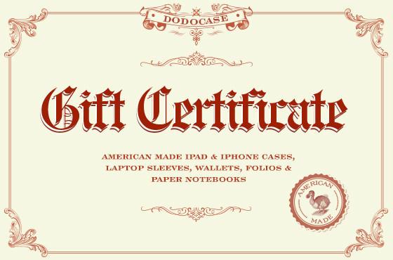 printable christmas gift certificates