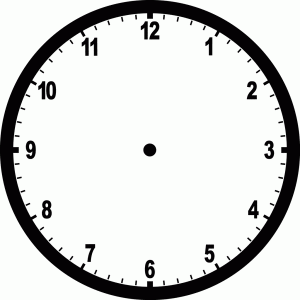 printable clock face acqeqdgcm