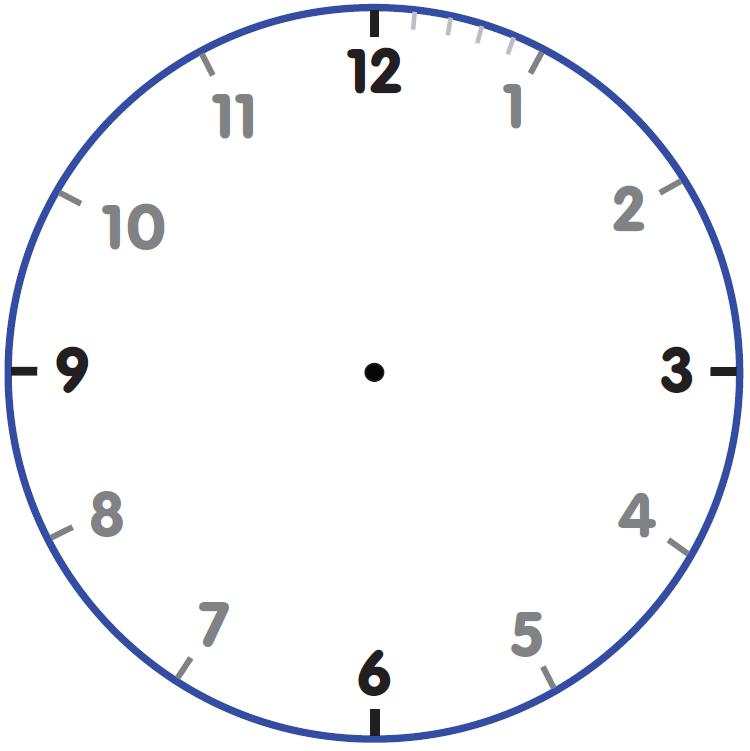 printable clock face