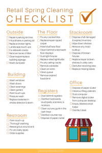 printable daily to do list retail spring cleaning checklist