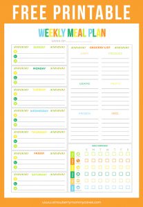 printable daily to do list weeklymealplan