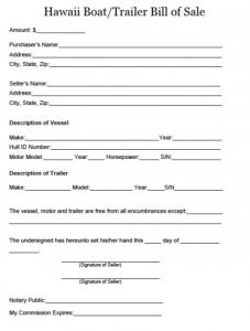 printable direct deposit form boat bill of sale form template